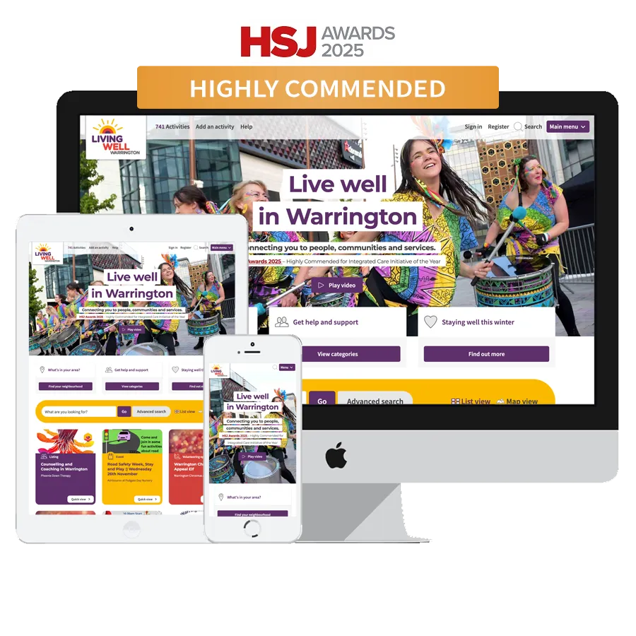 Connecting people, communities and services in Warrington